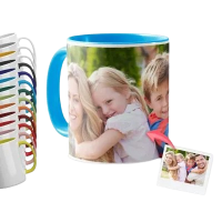 Mug ceramqiue interieur de couleur personnalise