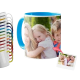 Mug ceramqiue interieur de couleur personnalise
